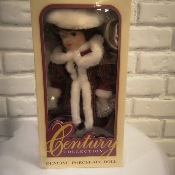 Vintage New in Box Century Collection Genuine Porcelain Doll - Picture 2 of 6